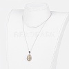 Natural & Synthetic Gemstone Pendant Necklaces NJEW-JN02160-4