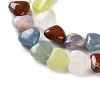 Natural Quartz Crystal & Red Jasper & Green Aventurine & Blue Aventurine & Lepidolite & Amethyst & Lemon Jade Beads Strands G-B022-39B-4