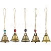 Iron Bell Pendant Decorations HJEW-JM02173-1