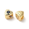 Valentine's Day Brass Micro Pave Cubic Zirconia Beads LS-KK-P256-10G-03-2