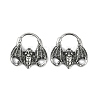 Bat 316 Surgical Stainless Steel Hoop Earrings X-EJEW-G416-31AS-4