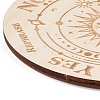 Wooden Carved Cup Mats LS-AJEW-P103-01G-3