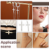 12Pcs Religion Alloy Crystal Rhinestone Connector Charms FIND-PH0038-15S-5