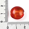 Handmade Silver Foil Glass Beads SLF15mmY-03-3