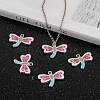 Alloy Enamel Pendants X-EA215Y-NF-5