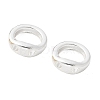 Brass Ring Charm Connectors KK-U056-55S-1