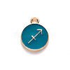 Alloy Enamel Pendants ENAM-S124-01B-05F-2