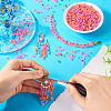 100G Transparent Glass Round Seed Beads SEED-TA0001-44A-5