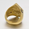 Personalized Retro Men's 316 Stainless Steel Wide Band Finger Rings RJEW-J066-37-18mm-3