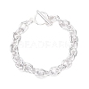 304 Stainless Steel Cable Chains Bracelets for Women Men BJEW-P376-02S-4