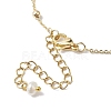 Soldered Brass Cable Chains Anklet AJEW-AN00574-4