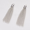Iron Chain Tassel Pendants IFIN-F144-09P-1