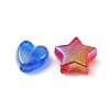 100Pcs 2 Styles Transparent Acrylic Beads OACR-YW0001-49-2