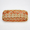 10 Yards Polyester Lace Ribbon with Paillette OCOR-WH0090-050A-5