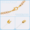 200Pcs Rack Plating Brass Bead Tips FIND-UN0016-30A-5