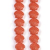 Synthetic Coral Dyed Carved Beads Strands X-CORA-K009-05A-02-1