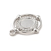 Non-Tarnish 304 Stainless Steel Pendant Cabochon Settings STAS-I197-005P-4
