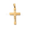 Mother's Day 201 Stainless Steel Pendants STAS-R132-01G-02-1