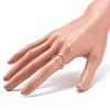 Copper Wire Wrap Finger Ring for Women RJEW-JR00479-01-3