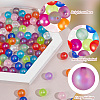 GOMAKERER 96Pcs 16 Colors Spray Painted Acrylic Beads OACR-GO0001-01-5