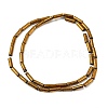 Electroplated Natural Lava Rock Beads Strands G-K388-03A-01-1