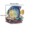 DIY 5D Diamond Painting Fish Cup Mat Kits PW-WG53595-01-2