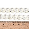 Baking Paint Transparent Glass Beads Strands DGLA-N021-01B-03-4