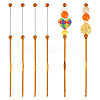 4Pcs DIY Alloy Beadable Crochet Hooks AJEW-TA0003-50C-1