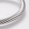 Tarnish Resistant 304 Stainless Steel Cuff Bangles Torque Bangles BJEW-H570-28P-3