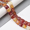 Natural Red Agate Beads Strands G-K359-B11-01-2