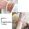 4 Strands 4 Style Natural Rose Quartz Stone Bead Strands G-KS0001-11-6