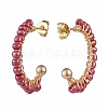 Brass Stud Earring EJEW-JE04179-3