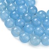 Dyed Natural Malaysia Jade Beads Strands G-G021-01D-09-3