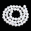 Imitation Jade Electroplate Glass Beads Strands EGLA-A039-J6mm-B06-2
