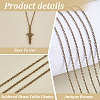 5 Yard Brass Cable Chains Cable Chain Size 2x1.5x0.5mm Antique Bronze Jewelry Making Chain CHC-PH0001-13AB-FF-4