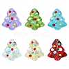 6Pcs Handmade Bumpy Glass Beads Strands LAMP-FS0001-16A-1