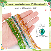 AHADERMAKER 8 Strands 8 Colors Imitation Austrian Crystal 5301 Bicone Beads GLAA-GA0001-90A-2