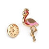 Flamingo Shape Enamel Pins JEWB-F039-06-3