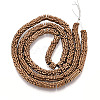 Electroplated Synthetic Non-magnetic Hematite Beads Strands G-T139-63D-2