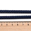 Braided Leather Cord with Core WL-F009-6mm-04-3