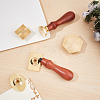 Wax Seal Brass Stamp Head AJEW-WH0213-049-6
