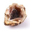 Natural Geode Agate Druzy Agate Display Decorations DJEW-I014-01A-3