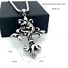 Vintage Gothic Cross Tengu Pendant 304 Stainless Steel Necklaces MY8388-6