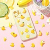 60Pcs 6 Styles Opaque Resin Cabochos RESI-CJ0005-11-6