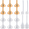 12Pcs Aluminum Funnel Hopper AJEW-GF0010-32-1