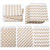 45Pcs 3 Styles Rectangle Kraft Paper Bags CARB-TA0001-14B-1