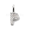 925 Sterling Silver with Cubic Zirconia Charms STER-Q004-01P-S-1
