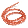 Baking Paint Imitation Jade Glass Bead Strands DGLA-A034-J2MM-A12-5