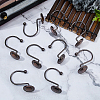 Iron Shower Curtain Hook AJEW-WH0248-867-4