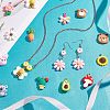 CHGCRAFT 32Pcs 16 Style Resin Pendants RESI-CA0001-28-4